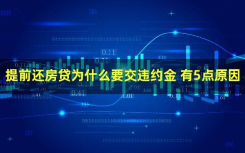 提前还房贷为什么要交违约金？这5个要素要牢记