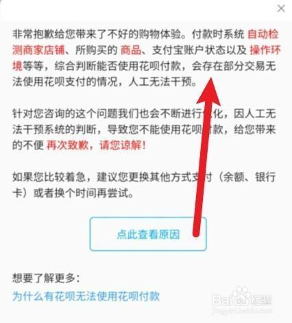 花呗付款不支持？多种原因导致，建议了解