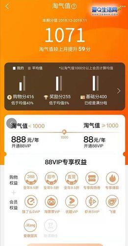 淘宝淘气值是什么？如何提升？有什么作用？