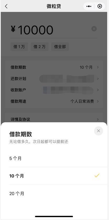 微粒贷可以宽限几天？