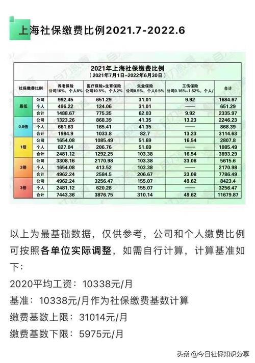 上海灵活就业社保一个月交多少钱？