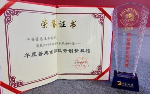 平安普惠获评“年度普惠金融服务大奖”，持续助力小微企业发展