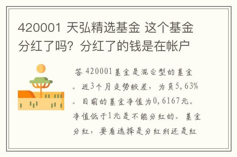 天弘精选混合A(420001):基金详情分析