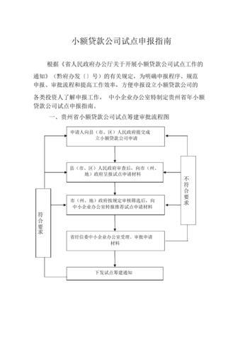 小额贷款公司申请：详细指南