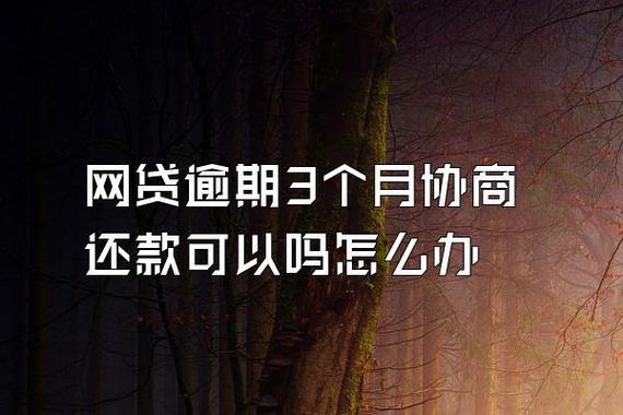 网贷逾期3个月：后果严重，切勿忽视！