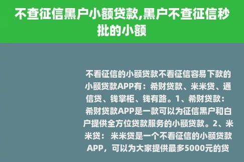 借钱不看征信的小额贷款：救急 or 陷阱？